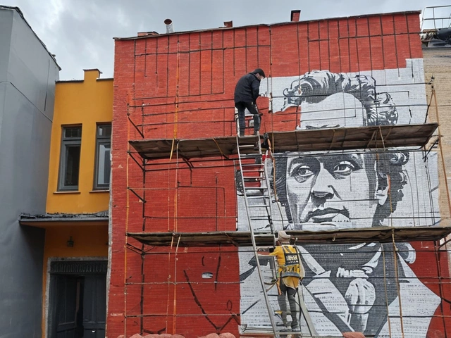 На фасаде библиотеки в Йошкар-Оле появится изображение Александра Сергеевича Пушкина — дань великому поэту